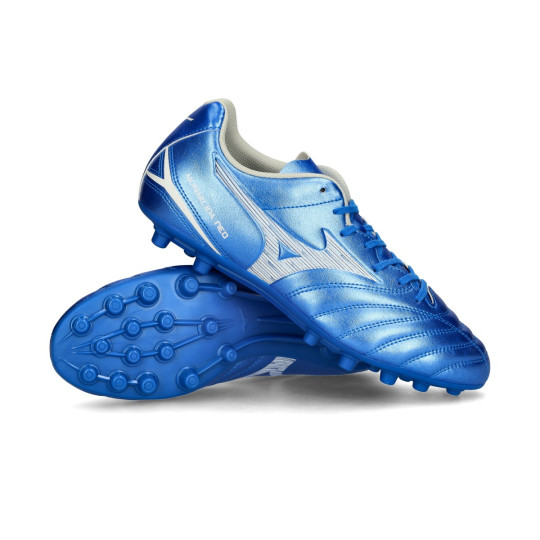 Bota de fútbol Mizuno Monarcida Neo III Select AG Laser Blue-White