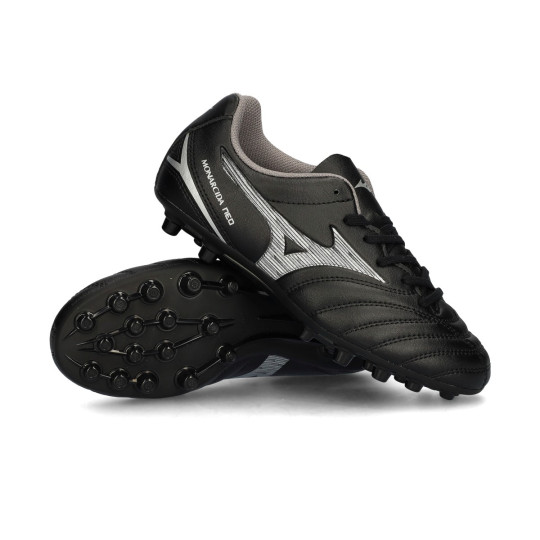 Bota de fútbol Mizuno Monarcida Neo III Select AG Niño Black-Silver
