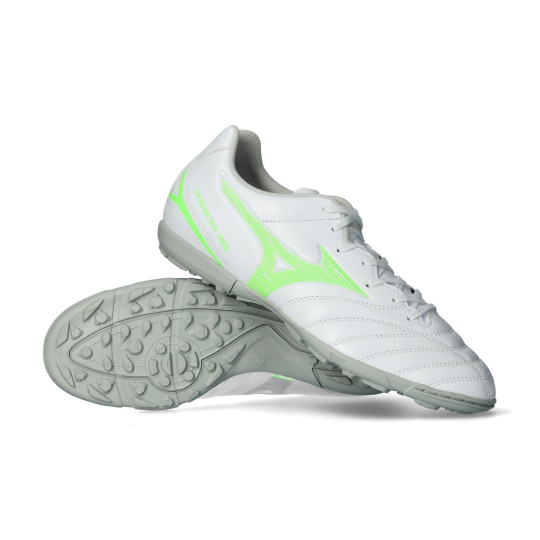 Bota de fútbol Mizuno Monarcida Neo III Select As White-Neon Green