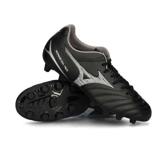 Bota de fútbol Mizuno Monarcida Neo III Select FG Black-Silver