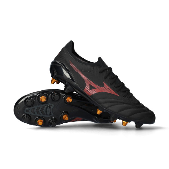 Bota de fútbol Mizuno Morelia Neo IV Beta Elite Mix Black-ReBlack