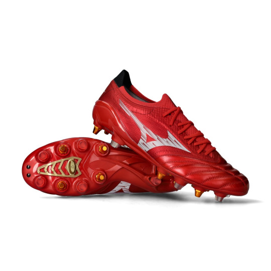 Bota de fútbol Mizuno Morelia Neo Iv Beta Elite Mix Red-White-Black