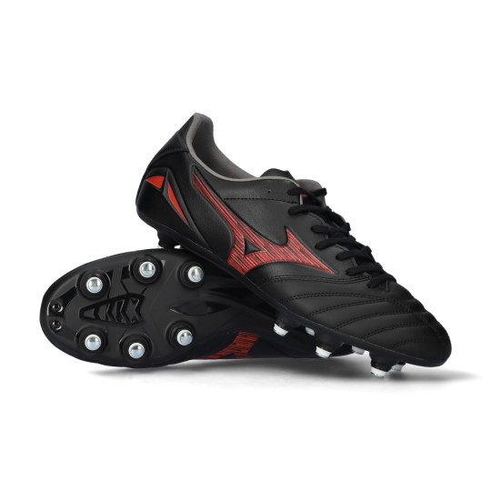 Bota de fútbol Mizuno Morelia Neo IV Pro SG Black-ReBlack