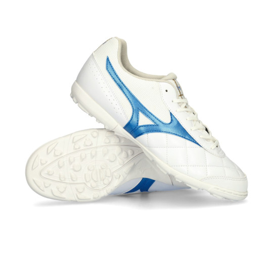 Bota de fútbol Mizuno Morelia Sala Club Turf White-Laser Blue