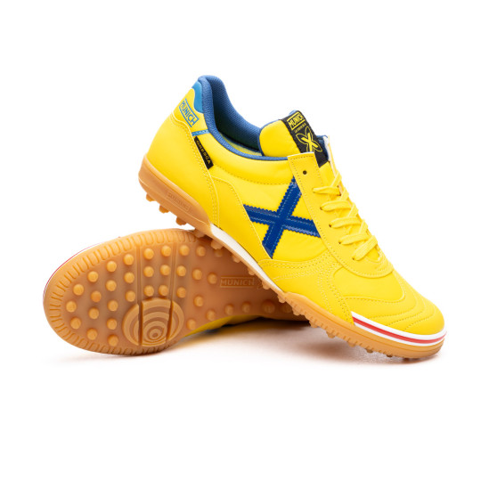 Bota de fútbol Munich Gresca Genius Turf Yellow