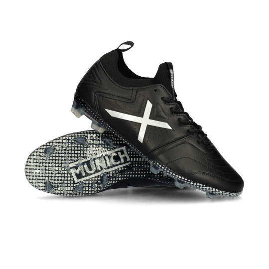 Bota de fútbol Munich Trick Negro