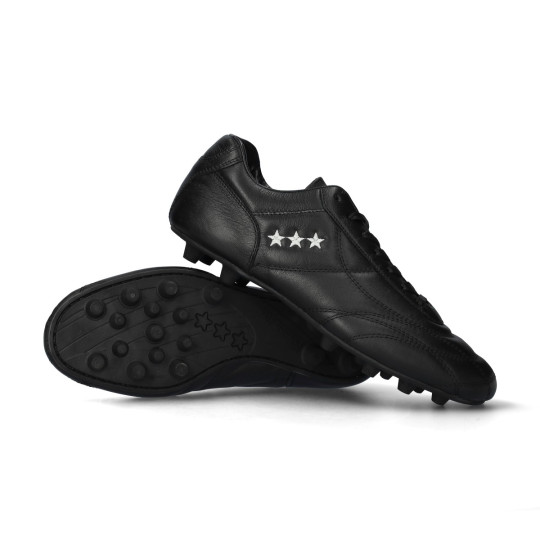 Bota de fútbol Pantofola d´Oro Epoca Canguro FG Black
