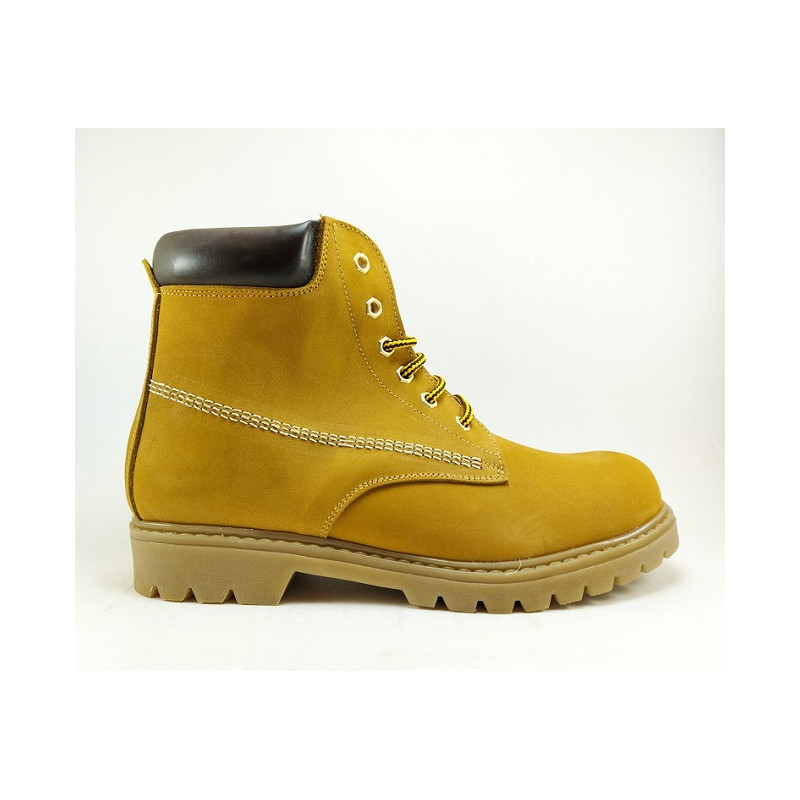BOTA UNISEX CORDONES DE PIEL