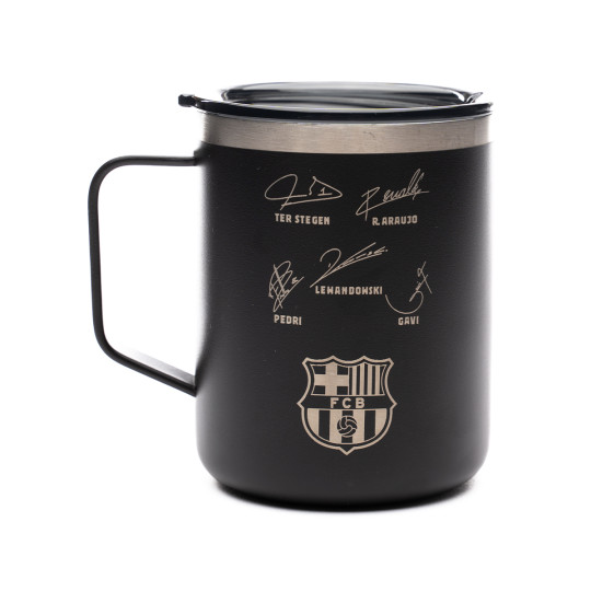 Taza Runbott Termo FC Barcelona 400 ml Negro