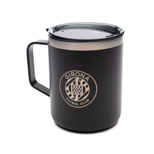 Taza Runbott Termo Girona FC 400 ml Negro