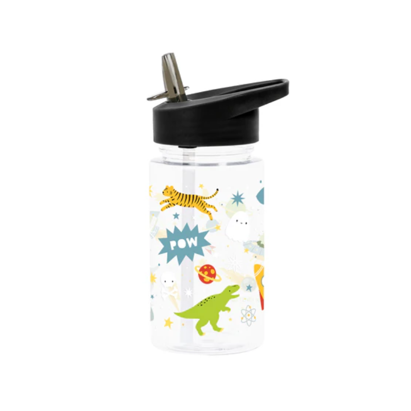 Botella con pajita 450ml - A Little Lovely Company Galaxy