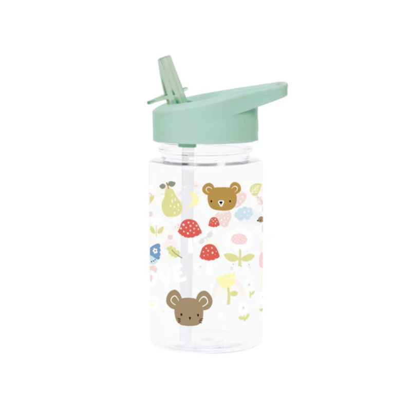 Botella con pajita 450ml - A Little Lovely Company Joy