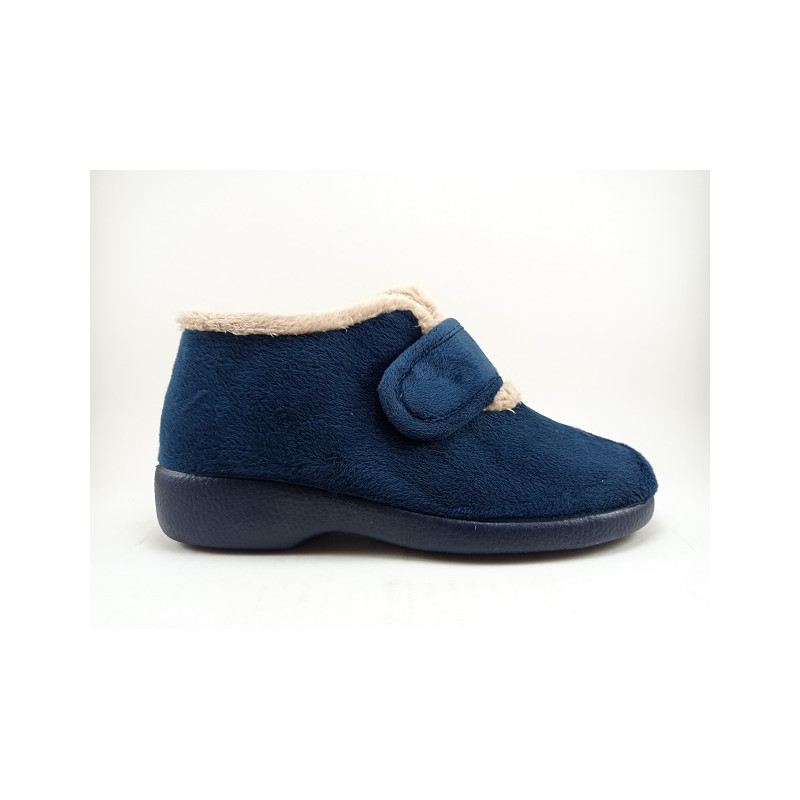 BOTIN ANCHO CON VELCRO CUELLO ABIERTO