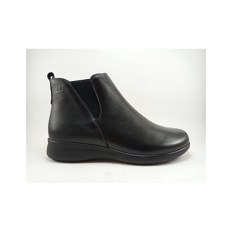 BOTIN LISO DE PIEL PLANTILLA EXTRAIBLE