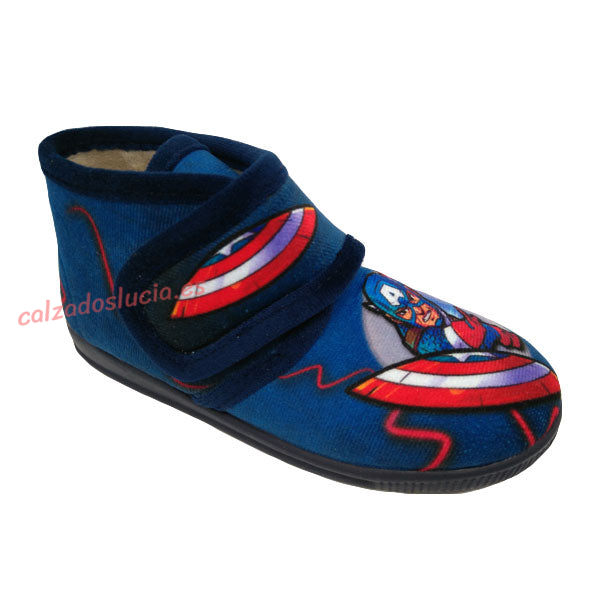 Botita casa súper héroe con escudo V-B