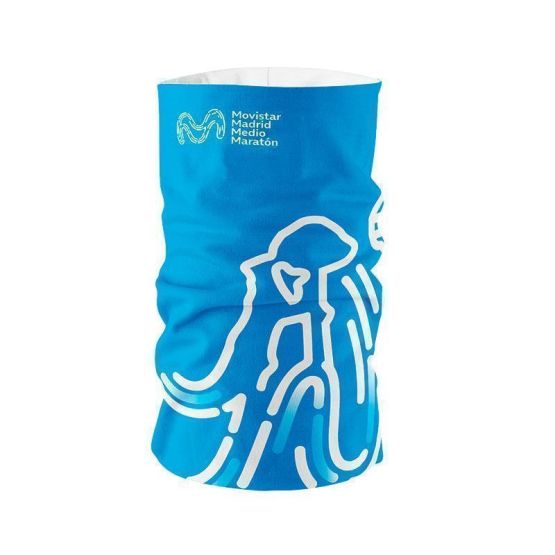 BRAGA DE CUELLO OFICIAL MOVISTAR MADRID MEDIO MARATÓN