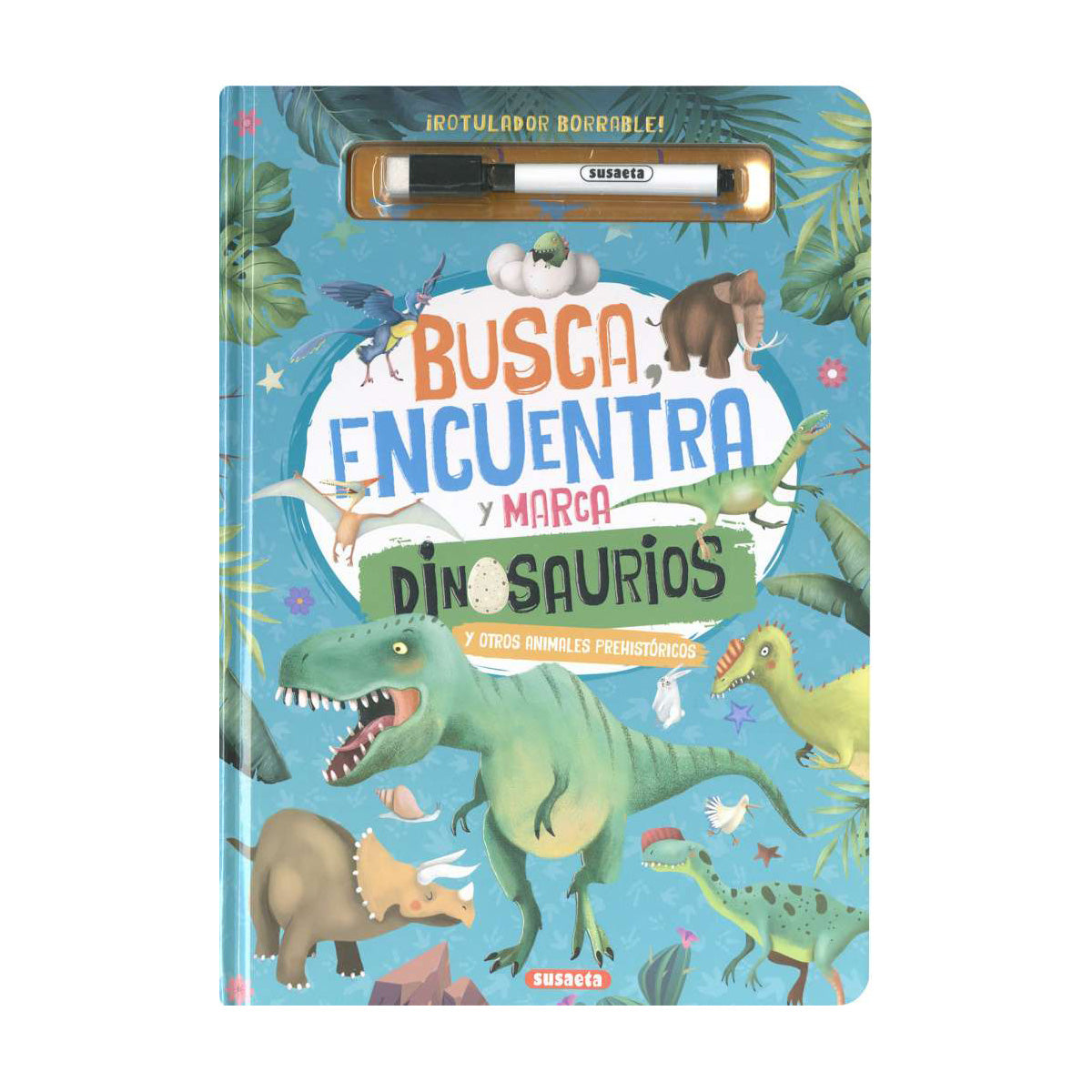 Busca, encuentra y marca dinosaurios y otros animales prehistóricos