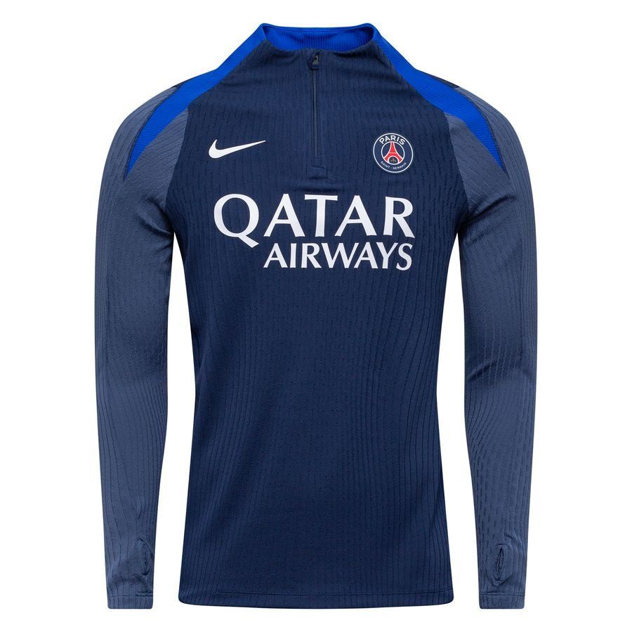 Paris Saint Germain Camisa de entrenamiento Dri-FIT ADV Strike Elite Drill - Marina de Medianoche/Azul difuso/Blanco