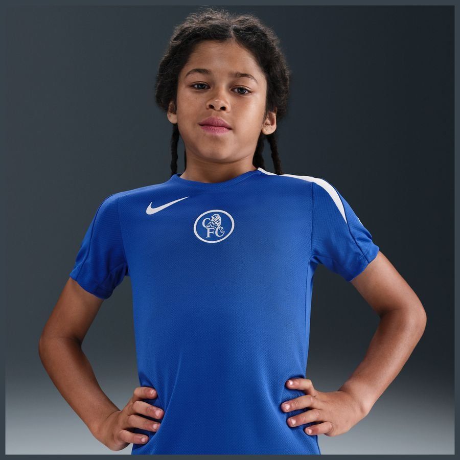 Chelsea Camiseta de entrenamiento Dri-FIT Strike 3ª - Juego real/Field Silver Niños