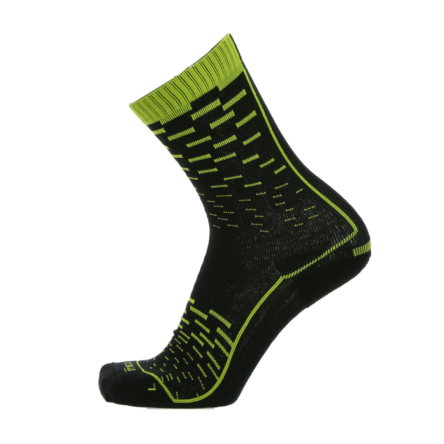 Mico Extra Dry Calcetines Nero/Giallo Fluo