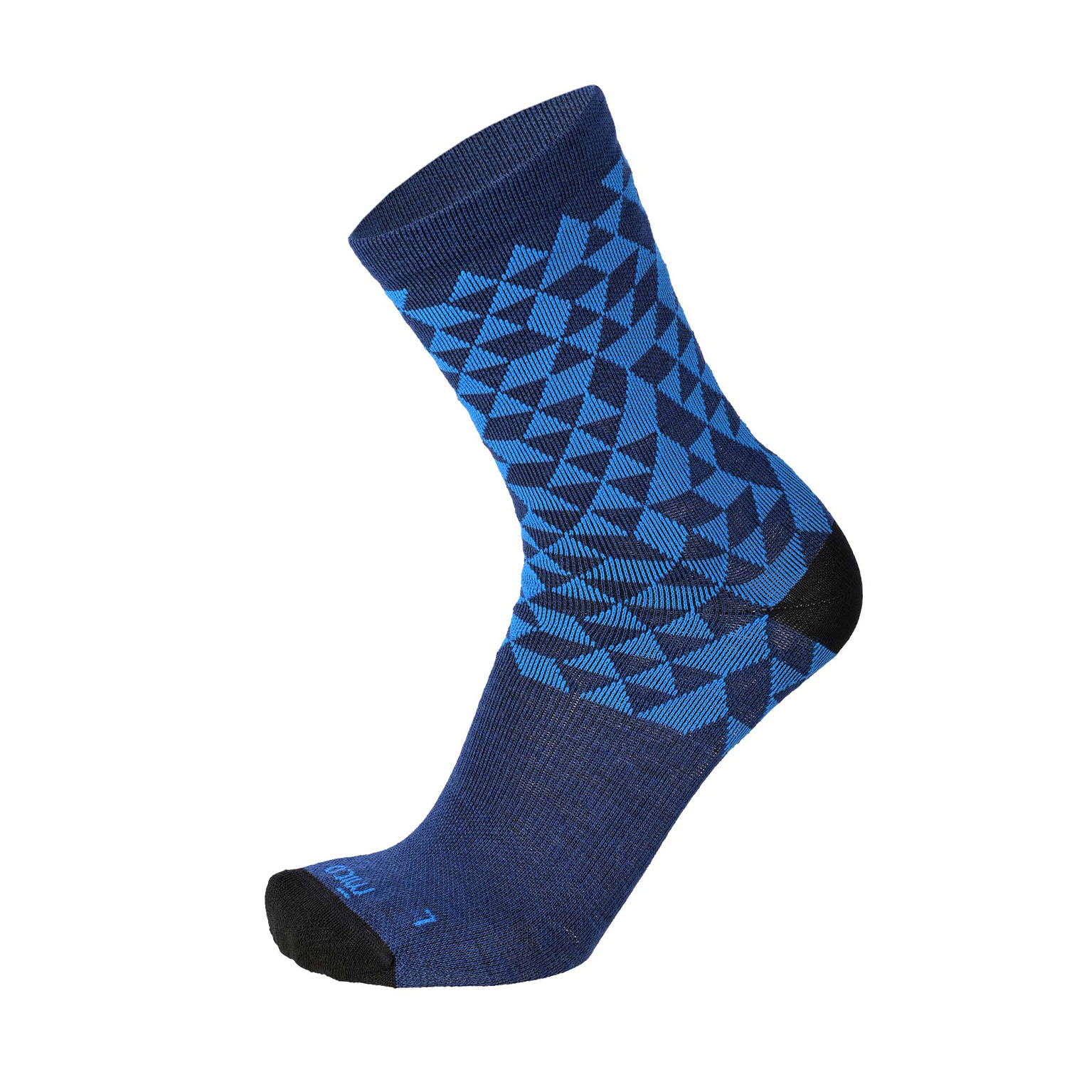 Mico Warm Control Natural Merino Light Weight Calcetines Blu Melange