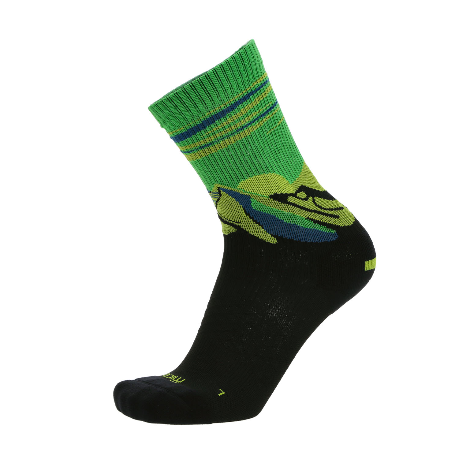 Mico Hike Extra Dry Calcetines Verde Fluo