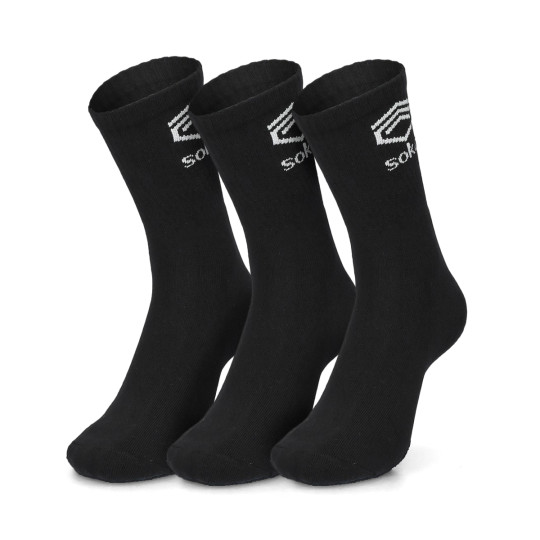 Calcetines Soka Deportivo (Pack De 3) Black