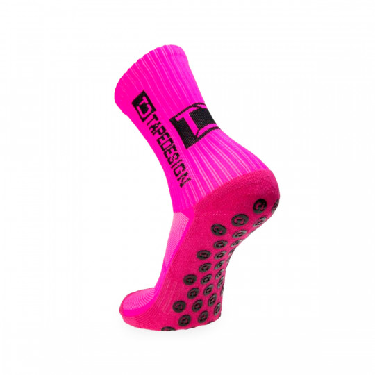 Calcetines TapeDesign Grip (1 Par) Rosa Flúor