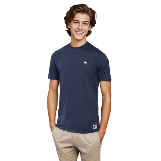 Camiseta 47 Brand MLB New York Yankees Base Runner Lc Emb Fall Navy