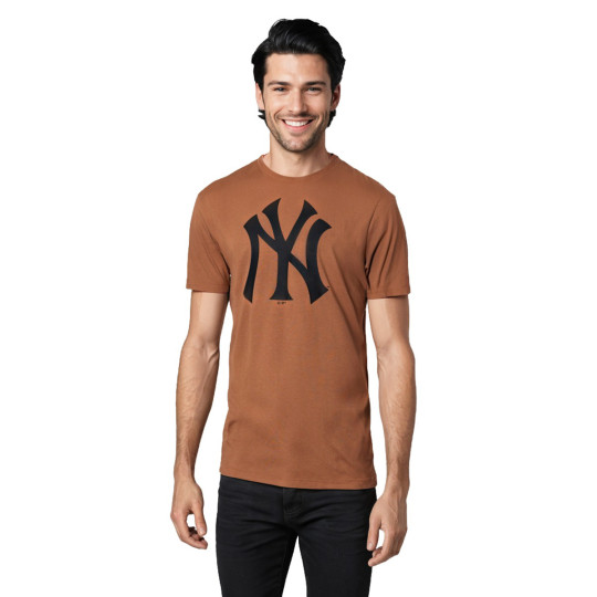 Camiseta 47 Brand MLB New York Yankees Imprint Camel