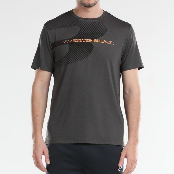 Camiseta BULLPADEL Aires 105 Negro vigore
