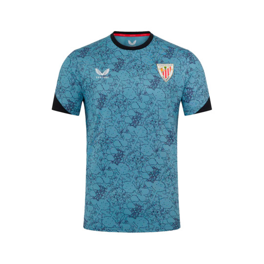 Camiseta Castore Athletic Club Bilbao Pre-Match 2025-2026 Spring Lake-Baratone Blue-Caviar