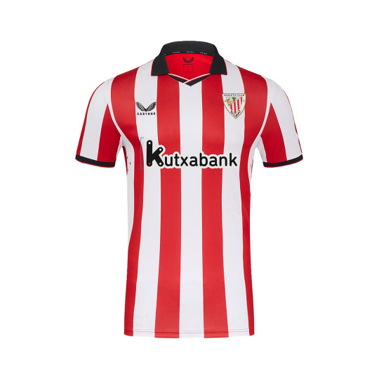 Camiseta Castore Authentic Athletic Club Bilbao Primera Equipación 2025-2026 Racing Red-Brilliant White