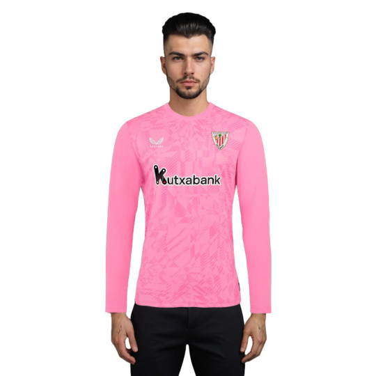 Camiseta Castore Athletic Club Bilbao Segunda Equipación Portero M/L 2025-2026 Begonia Pink