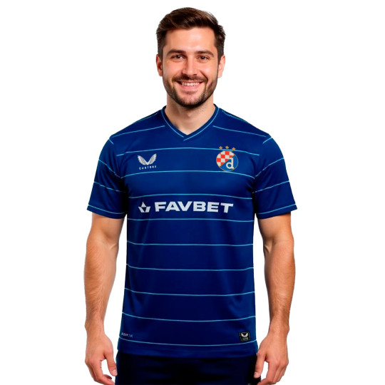 Camiseta Castore Dinamo Zagreb Primera Equipación 2025-2026 Surf The Web-Baltic Sea