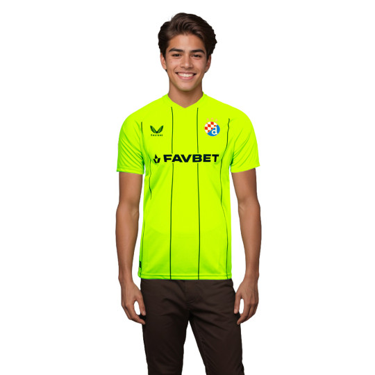 Camiseta Castore Dinamo Zagreb Segunda Equipación 2024-2025 Acid Lime