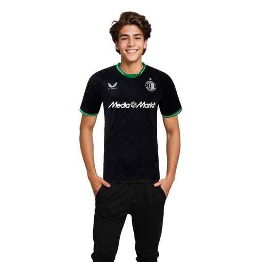 Camiseta Castore Feyenoord Rotterdam Segunda Equipación 2024-2025 Caviar