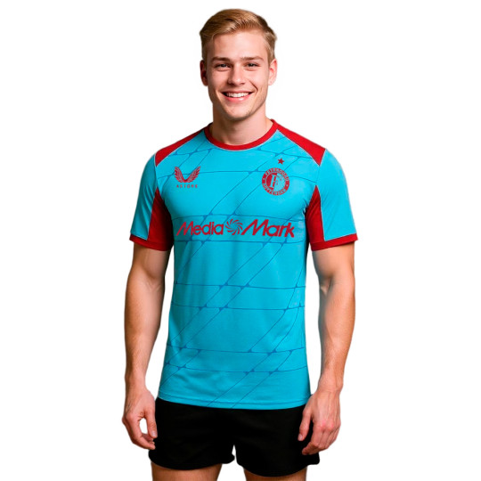 Camiseta Castore Feyenoord Tercera Equipación 2025-2026 Blue-Red