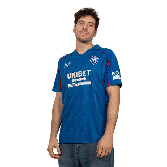 Camiseta Castore Glasgow Rangers Primera Equipación 2024-2025 Lapis Blue