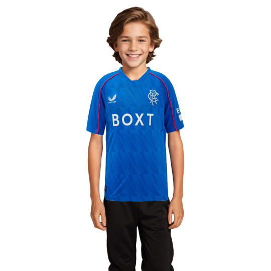 Camiseta Castore Glasgow Rangers Primera Equipación 2024-2025 Niño Lapis Blue