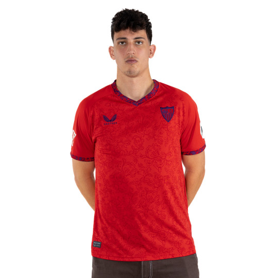 Camiseta Castore Sevilla FC Segunda Equipación 2024-2025 True Red