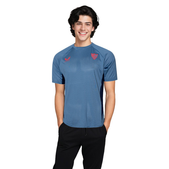 Camiseta Castore Sevilla FC Training 2024-2025 Coronet Blue-Precoat