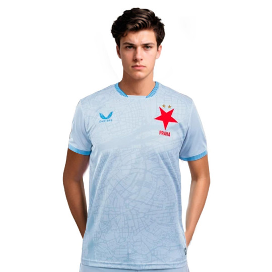 Camiseta Castore Slavia Praga Tercera Equipación 2025-2026 White