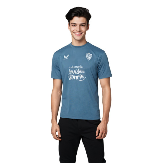 Camiseta Castore UD Almeria Training 2024-2025 Bluestone- Blue Fusion
