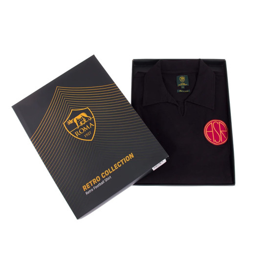 Camiseta COPA AS Roma 1934 - 35 Retro Black