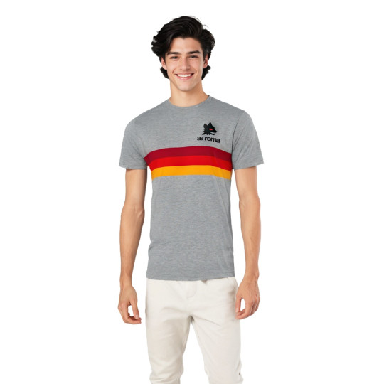 Camiseta COPA As Roma Stripes Grey
