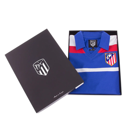 Camiseta COPA Atlético de Madrid 1986 Tercera Equipación Retro Blue