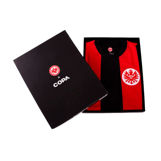Camiseta COPA Eintracht Frankfurt 1971 - 72 Retro Football Red - Black