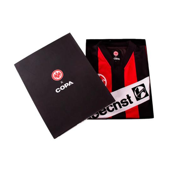 Camiseta COPA Eintracht Frankfurt 1990 - 91 Retro Football Red - Black