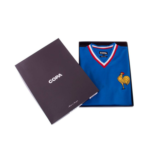 Camiseta COPA Francia 1971 Retro Blue
